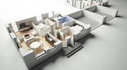 Residential 3D Interior Rendering