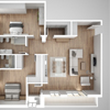 Top View 3D Floor Plan Creation Services