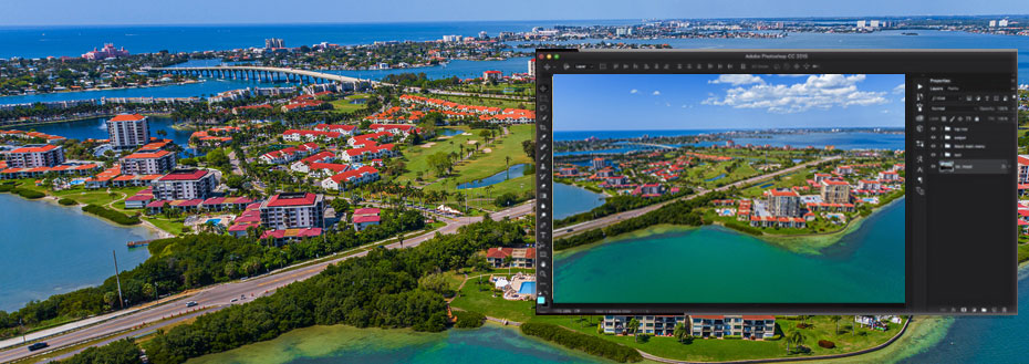 Outsource Aerial Real Estate Photo Editing Services