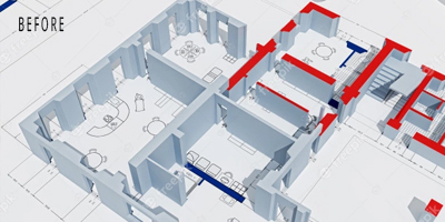 Floor Plan Conversion Services Before