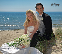 Wedding Photo Enhancement using Photoshop After