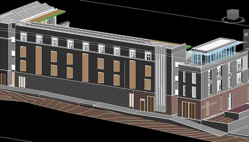Completed model of an Educational Institution in Australia - Architecture