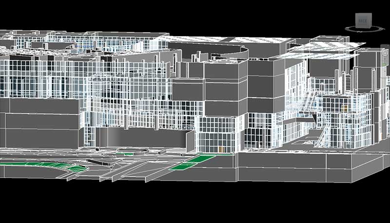 WIP model of a Commercial Space in Singapore - Architecture