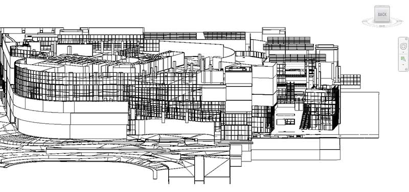 WIP model of a Commercial Space in Singapore - Architecture