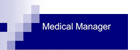 Medical Manager