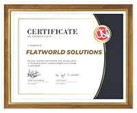 Flatworld Solutions Partners with U&I Certificate Flatworld Solutions Partners with U&I Certificate