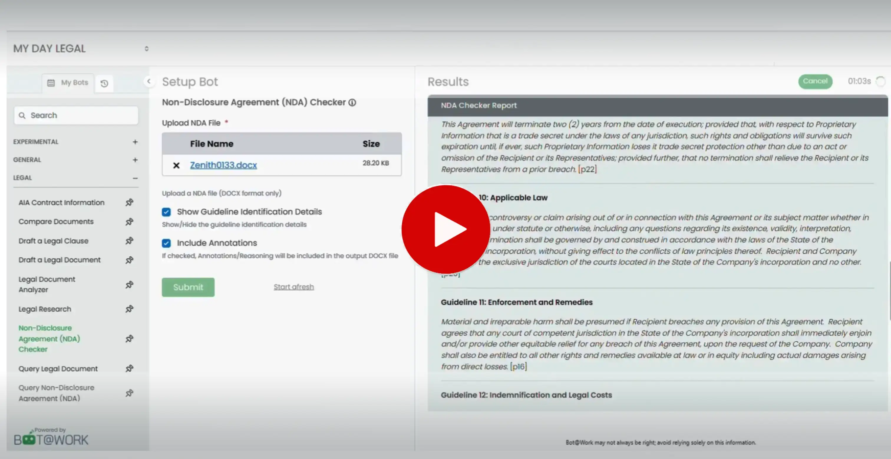 New-age Digital Legal Aides for Document Refinement and Compliance